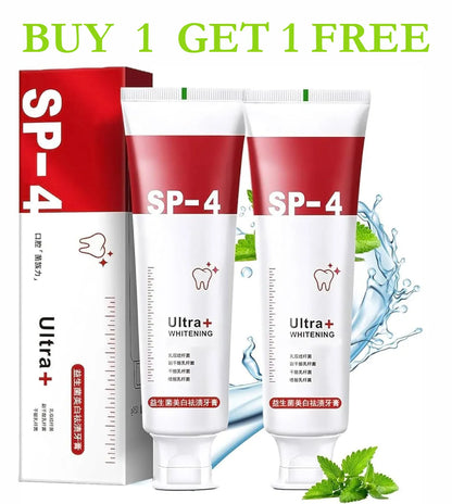 SP4 Ultra Whitening Toothpaste (Buy 1 Get 1 Free)