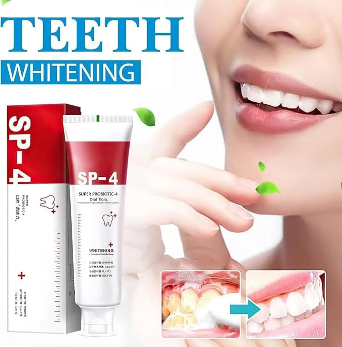 SP4 Ultra Whitening Toothpaste (Buy 1 Get 1 Free)